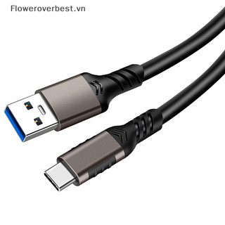 Fbvn usb3.2 10gbps cáp usb loại c sang usb a 3.2 gen2 cáp truyền dữ liệu usb c ssd cáp đĩa cứng 3a 60w qc 3.0 sạc nhanh hot