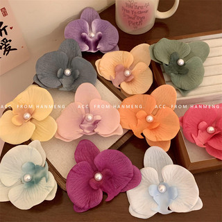 Kẹp tóc hoa cổ điển Phalaenopsis Kẹp tóc