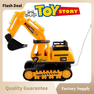 Rc trẻ em điện điều khiển từ xa máy xúc điều khiển từ xa kỹ thuật xe đồ chơi bé trai quà tặng sinh nhật