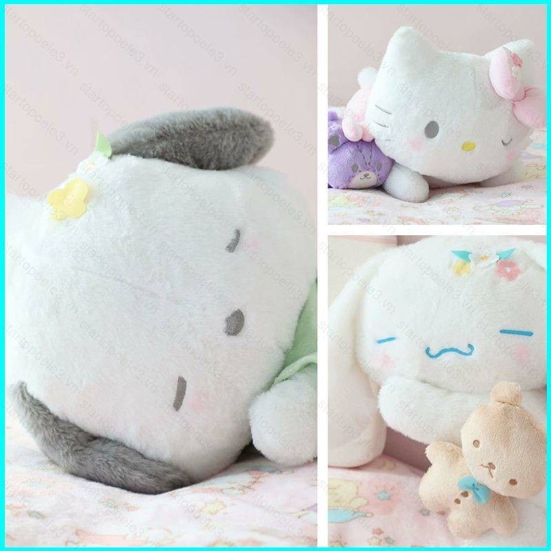 Star3 Sanrio Hello Kitty Cinnamoroll Pochacco Sang Trọng Búp Bê Quà Tặng Cho Bé Gái Gối Ngủ Trang Trí Nhà Trẻ Em Đồ Chơi Nhồi Bông