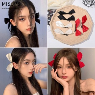 MISUPS Kẹp tóc MISUPS nơ ruy băng nhiều màu sắc phong cách cổ điển cho nữ