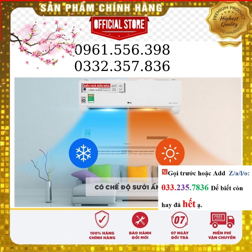 <Sale> Điều hòa LG 9000 BTU inverter 2 chiều B10API, mới 100%, hàng chính hãng