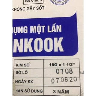 Kim lấy thuốc dùng 1 lần, kim tiêm