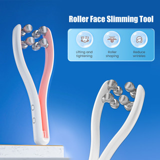 Ems máy mát xa mặt con lăn y hình thiết bị nâng cơ mặt v mặt đôi cằm dụng cụ loại bỏ chăm sóc da mặt sử dụng tại nhà dụng cụ làm đẹp