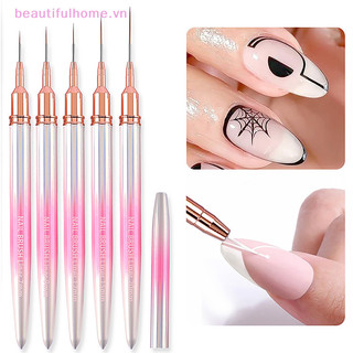 [Beautifulhome] 1PC Nail Art Brush Liner Vẽ Paing Pen Gel Sơn móng tay Phong cách Pháp Vẽ cọ sơn Dụng cụ làm móng Phụ kiện [làm đẹp]