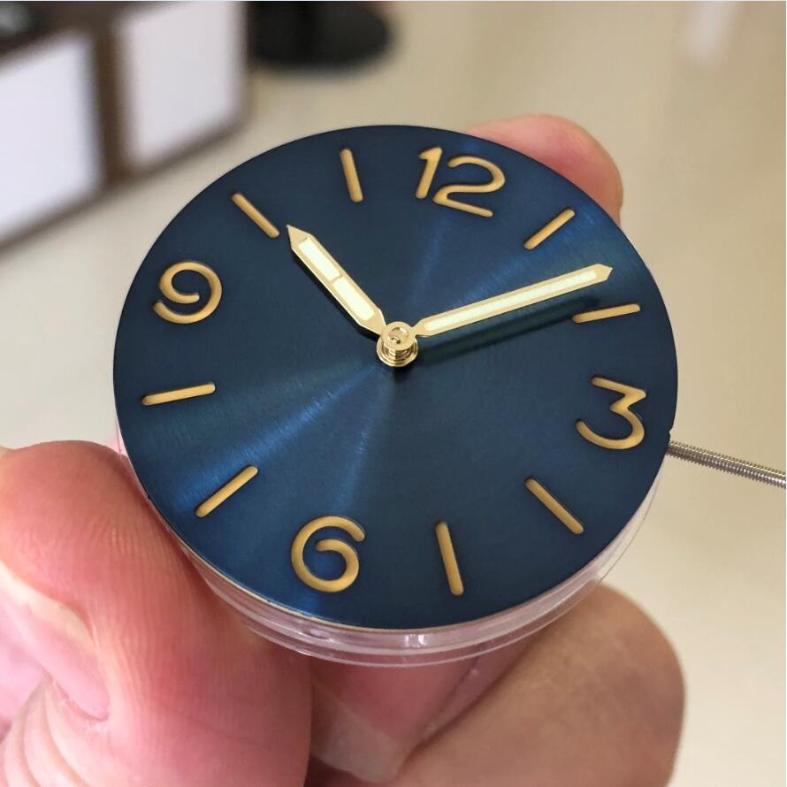 Phụ tùng đồng hồ thay thế 39mm có mặt số cho bộ máy ETA6497 / 6498 / ST3600