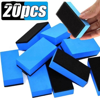 20 Chiếc Bọt Xe Sáp Applicator Miếng Lót / Miếng Dán Xốp / Miếng Bọt Biển Đánh Bóng 4 inch Tròn Cho Miếng Dán Sáp Ô Tô