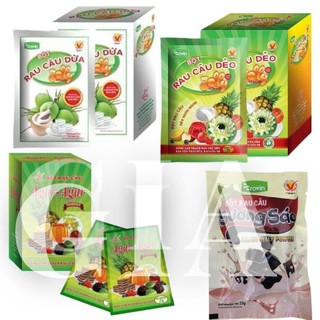 Bột rau câu Hoàng Yến dẻo, dừa, giòn, sương sáo đen