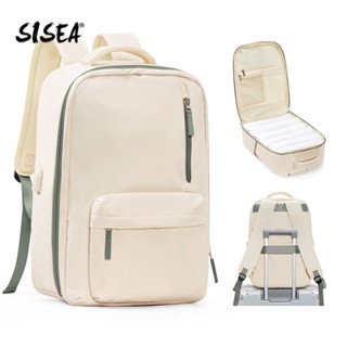 Sisea Ba Lô Dung Tích Lớn Nam Nữ Du Lịch Lên Máy Bay Túi Chống Trộm Chống Thấm Nước Khô Ướt Tách Không Có Giày Kho 3-5 Ngày Du Lịch Quần Áo Túi Bảo Quản