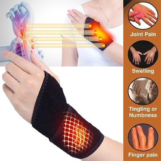 1 Cặp Tự sưởi ấm ic Dây đeo cổ tay Hỗ trợ cổ tay Nẹp Bảo vệ