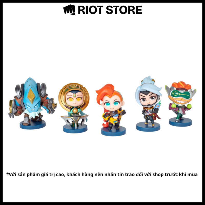 Mô hình LMHT Set Không Gian mini 7cm - Odyssey Team Minis Set [Malphite, Sona, Jinx, Yasuo, Ziggs,Ka