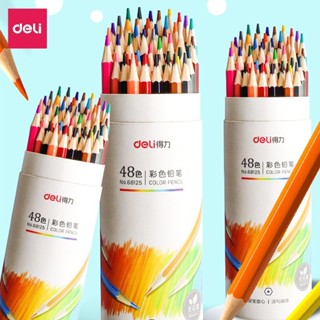  Bút chì màu Chuyên Nghiệp Dạng cốc Deli Gốc Dầu Gốc Nước-12 24 36 46 72 màu Tô vẽ Tranh Phác Thảo 