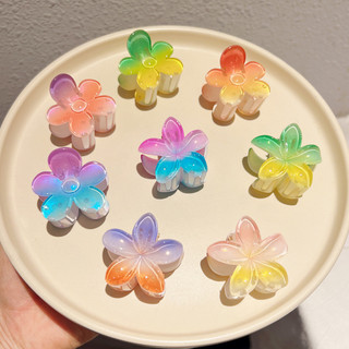 4cm Mới Hoa Trứng Móng Vuốt Kẹp Nhỏ Nhiều Màu Sắc Tương Phản Hoa Tóc Mùa Hè Cá Mập Móng Vuốt Đầu