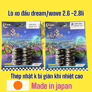 Lò xo đầu dream/wave ckhl 2.6/2.8li thép nhật phù hợp xe zin hoặc xe 54