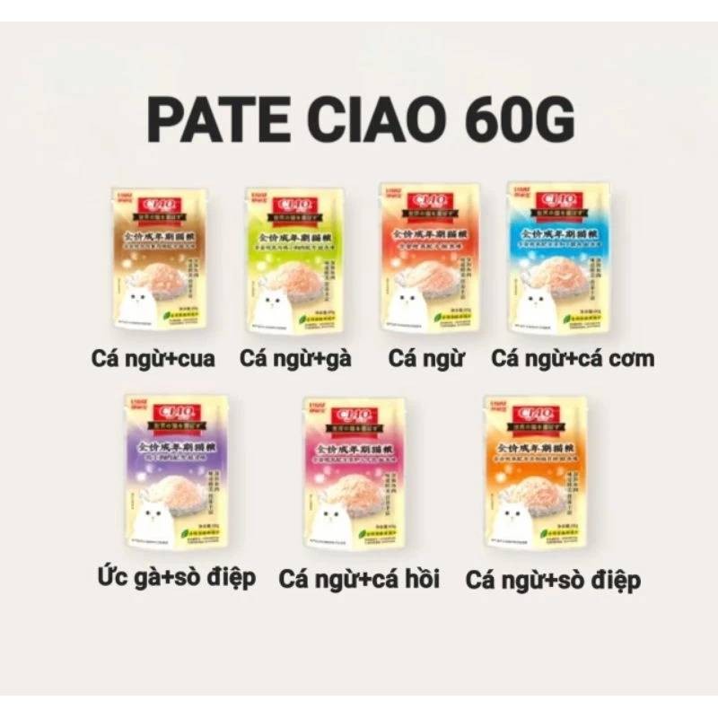 Pate Ciao 60g dành cho mèo