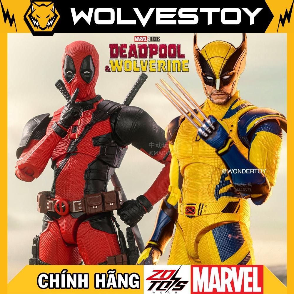 Mô Hình ZD Toys Marvel Deadpool & Wolverine 1/10 Action Figure