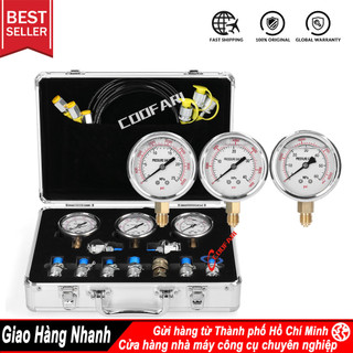 Bộ Kiểm Tra Áp Lực Thủy Lực Máy Đào với Đầu Nối Kiểm Tra và Đồng Hồ Đo