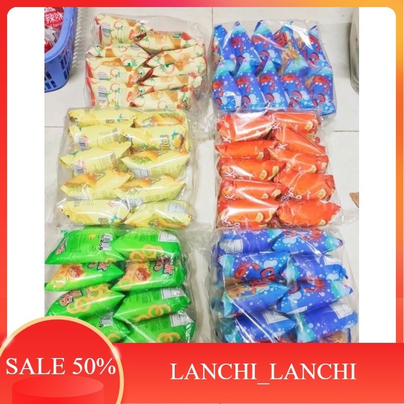(Bé) Bịch 10 gói bim bim OISHI 14gx10 ngẫu nhiên - Shop Thái Hà