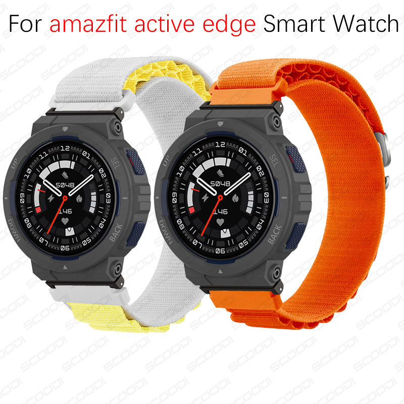 Dây đeo đồng hồ Nylon cho Amazfit Active Edge Dây đeo cổ tay thay thế Amazfit Active Edge