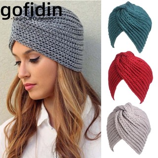 gofidin Xoắn Headwrap Mũ Bé Gái Dệt Kim Tóc Nữ Turban