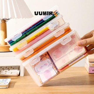 Hộp lưu trữ văn phòng phẩm, Dung tích lớn Đồ dùng văn phòng phẩm Bút chì, Hộp đựng bút để bàn trong suốt tiện lợi Hộp đựng bút Văn phòng trường học