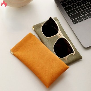 Hộp đựng kính da di động da pu tự đóng du lịch vỏ kính râm mềm ryvn