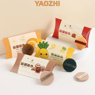 YAOZHI Bông phấn bánh dứa bông trang điểm không bột sử dụng ướt và khô