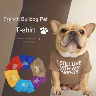 Quần áo Bulldog Pháp Starling Shapi Bulldog Quần áo thú cưng Chó cỡ nhỏ và vừa Áo thun cổ tròn hơn Quần áo chó Panda