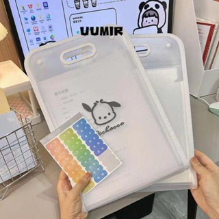 UUMIR Thư mục tập tin A4, 13 túi Giấy kiểm tra PP Thư mục lưu trữ, Thư mục phong bì In hình hoạt hình Túi đựng tài liệu Bộ sắp xếp tập tin