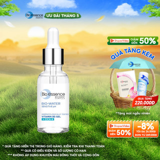 Tinh chất serum dưỡng ẩm và phục hồi chuyên sâu cho da Bio-essence Bio gel Vitamin B5 Cica-4 30ml