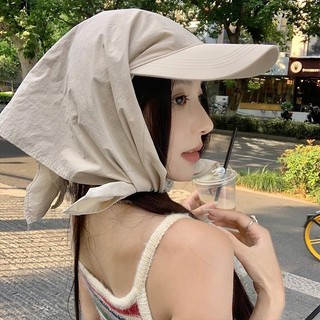 Mũ lưỡi trai Jennie có khăn buộc cá tính trẻ trung thời trang, nón lưỡi trai nữ liền khăn phong cách y2k