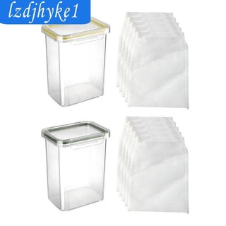 Máy lọc sữa chua Hy Lạp Đậu nành và 5 túi Máy làm dụng cụ tách Whey cho gia đình gia đình