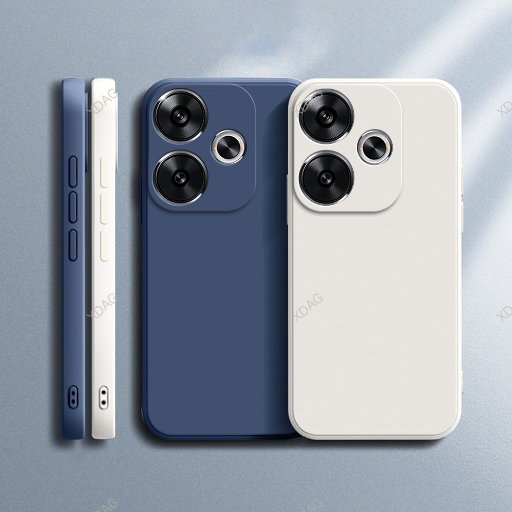 Ốp Điện Thoại Cơ Bản Cho Xiaomi F6 F5 Pro F6Pro Redmi Turbo 3 Turbo3 5G F6Pro 6.67 "Vỏ Silicon Lỏng 