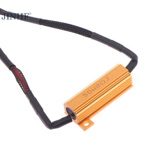 Jinhf 1PC Xe Tải Điện Trở Lỗi Canceller LED Decoder Canbus Miễn Phí Dây Canceller Decoder Light 50W H4 H7 H8 / H11 9005 / 9006 HOT