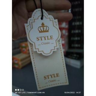 [100 căp ~ 200tag] Tag cặp STYLE - Tag Thời Trang