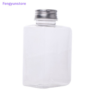 Feng 1pc 400ml bình vuông phẳng bình uống nước chất lượng cao cốc sữa trà lạnh chai uống di động cốc uống vn
