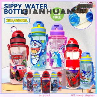 Qianhuan500ml Story Đồ Chơi Trẻ Em Ống Hút Siêu Nhanh Sáng Tạo Tiểu Học Bé Trai Người Nhện Cốc Thể Thao Nhựa - Rosser2