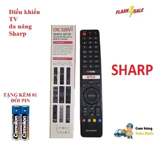 Remote Điều khiển TV Sharp đa năng tất cả các dòng tivi Sharp LCD/LED/Smart TV