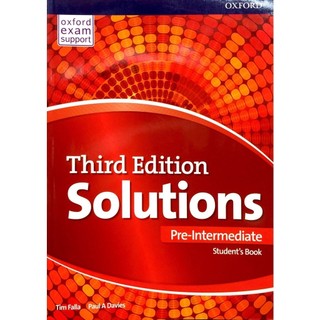 Sách - Solutions: Pre-Intermediate: Student's Book - 3rd Edition