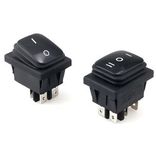 Rocker Switch 16A 20A 2pcs Black Toggle The Rocker Switch Snap On Switch[SECL]