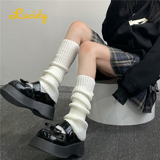 JINGSHI Vớ FHYL dệt kim dài dễ thương phong cách Nhật Bản Lucidy dành cho nữ GM246279P