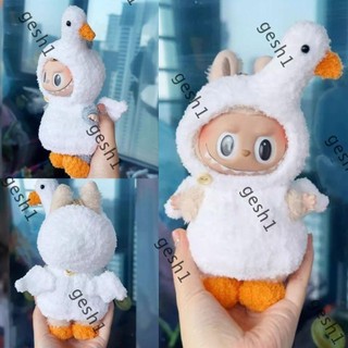 Quần áo búp bê GESH1 Labubububu, Bộ đồ ngủ ngỗng trắng Quần áo búp bê sang trọng Mini, Quần áo thủ công búp bê nhiều màu Kawaii 17CM
