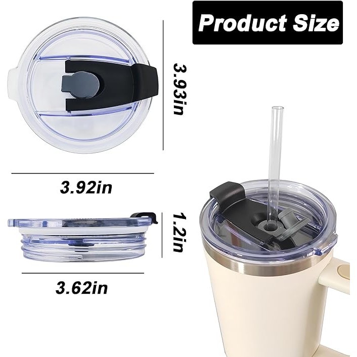 Nắp Tumbler Tương Thích Cho 40oz Stanley Cup Nắp Thay Thế Phù Hợp Cho Stanley Adventure Quencher Du 