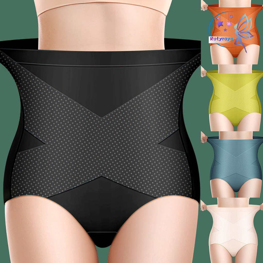 Quần Lót Rotyroya-Lady Eo Cao Nhẹ Nâng Mông Eo Chặt Quần Lót Nữ Để Mặc Hàng Ngày