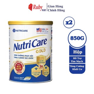 Combo 2 lon Sữa Bột Nutricare Gold 850G Giúp Tăng Cường Chức Năng Cơ Xương Khớp