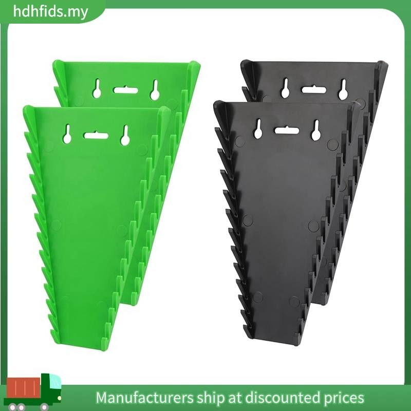 [in] Bộ khay dụng cụ sắp xếp cờ lê từ tính 4 gói Giá đỡ cờ lê cao cấp SAE (1 / 4-1 / 16Inch) và Bộ m