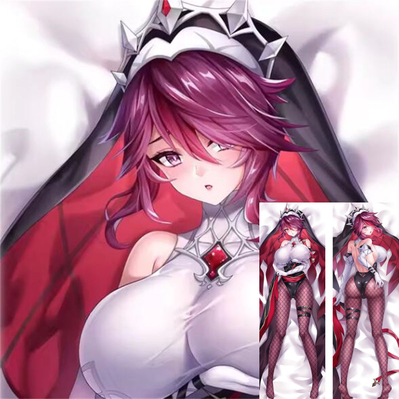 Vỏ gối Genshin Impact Rosaria Dakimakura Prop