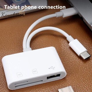  Kayaktion 2 Trong 1 Đầu Đọc Thẻ OTG Loại C Lightning Sang SD Thẻ Nhớ TF Có Cổng Sạc USB Cho MacBook PC Laptop IPhone Cardreader Đẹp 