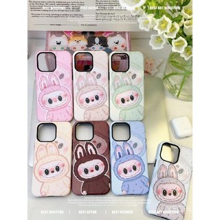 Ốp Điện Thoại Labubu Bubble Mart 2 Lớp Tương Thích iPhone11 12 13 14 15 12Promax 13Promax 14Promax 14Promax X XS XR U7MC