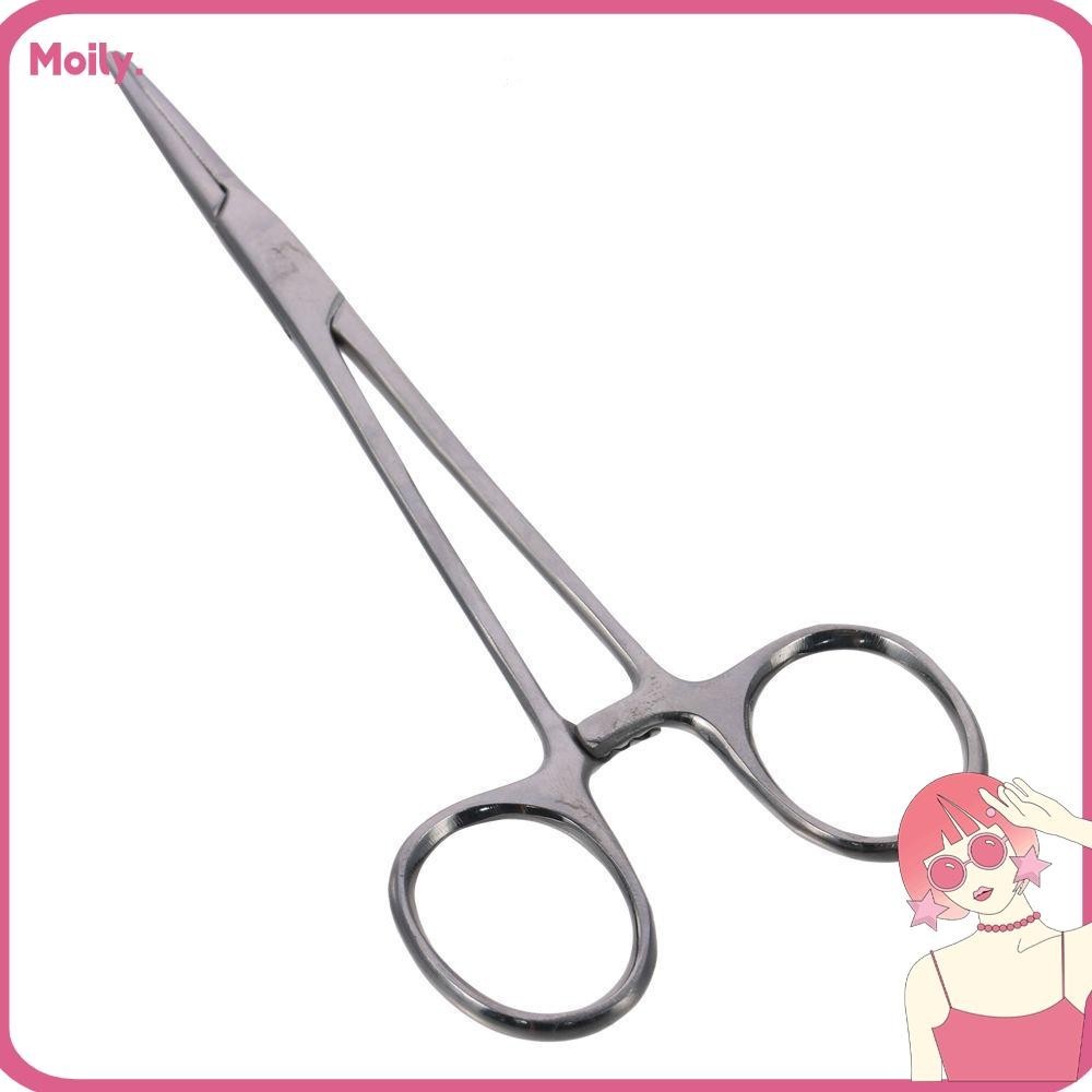 Kẹp Hemostat MOILYVN, Hàm răng cưa bạc chất lượng cao cấp, Kẹp khóa bằ